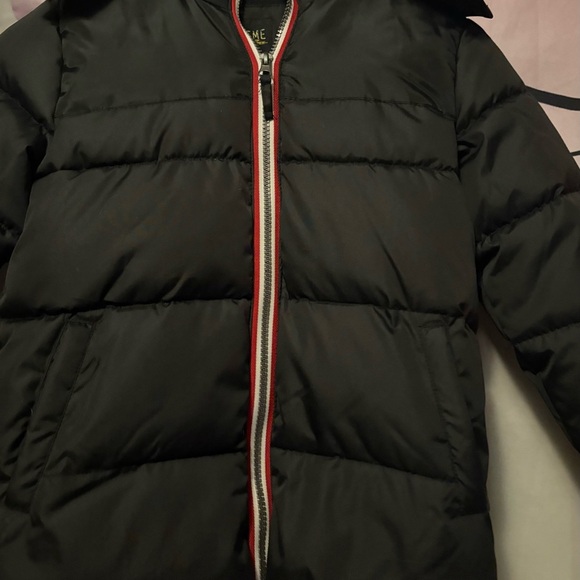 Extreme Children’s Black Puffer Jacket with fleece lining Size 7 - Picture 2 of 7
